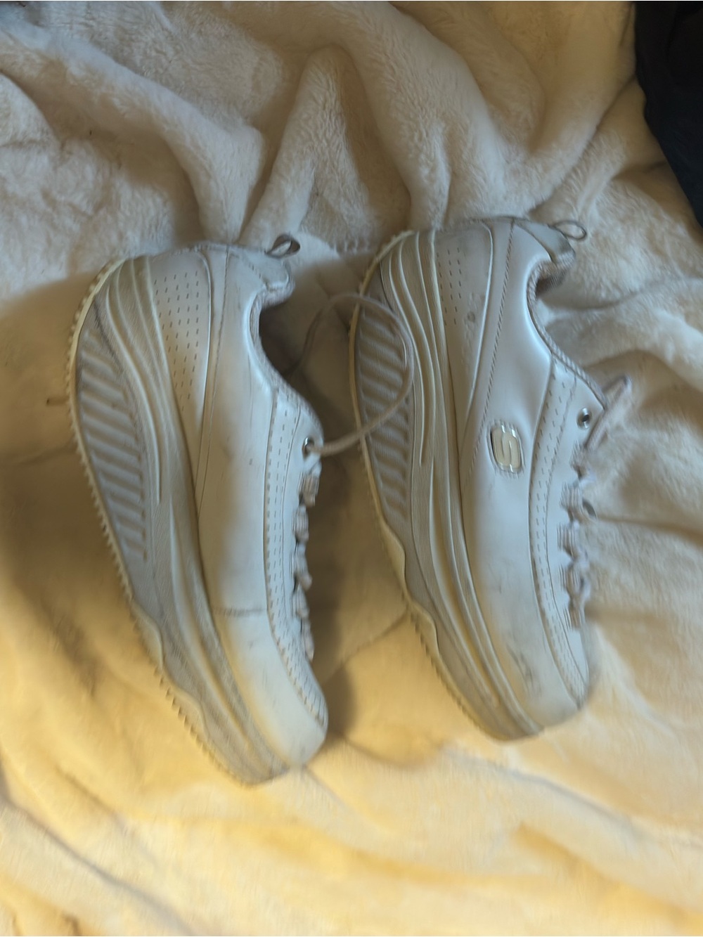 Nike Kids White Lace-Up Sneakers